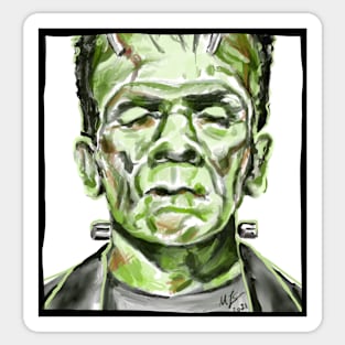 Framed Frankenstein Sticker